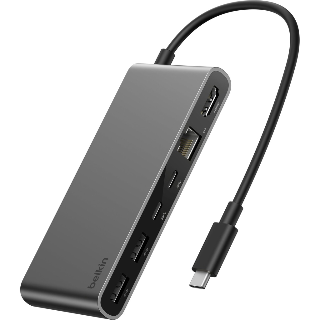 Belkin CONNECT USB-C 8-in-1 Hub Dual USB-C Ports si. INC024hqSGY