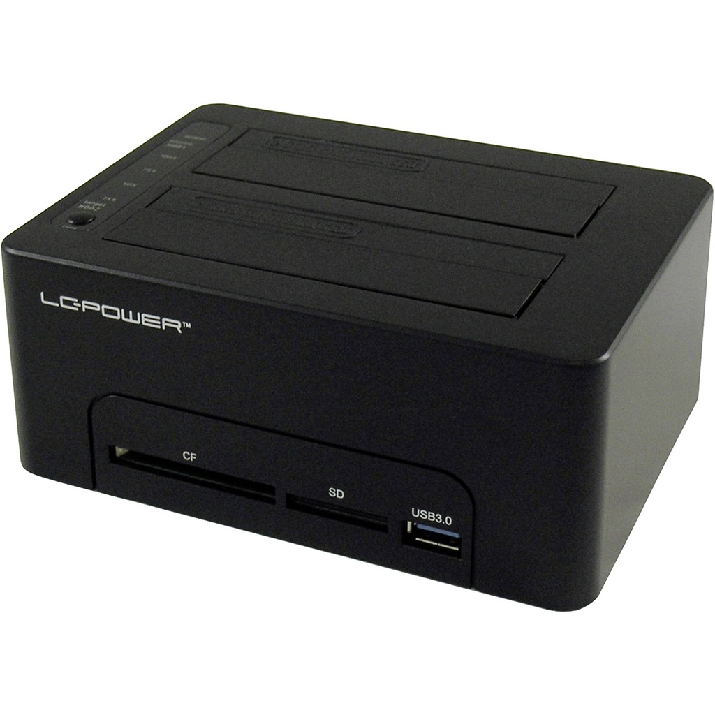 LC-Power LC-DOCK-U3-CR HDD docking station CF/SD card r