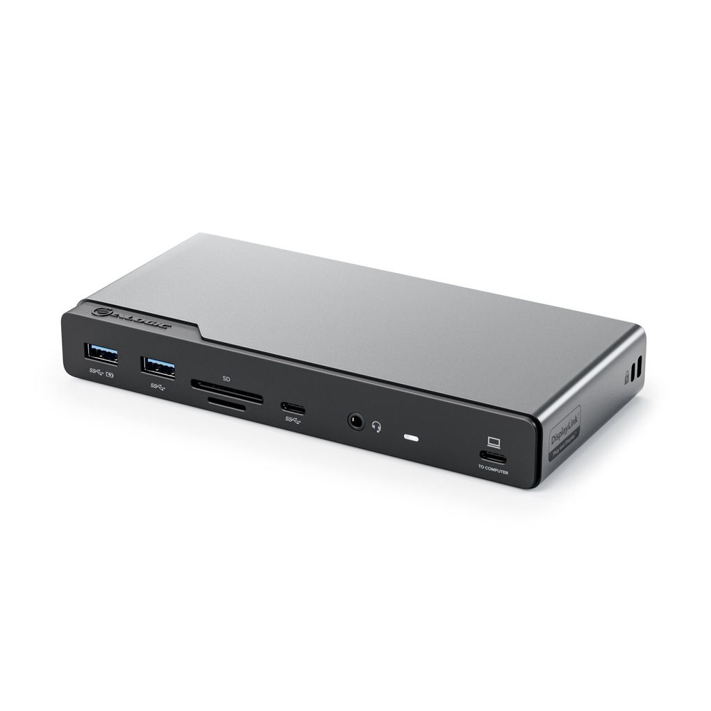 Alogic 14-in-1 USB-C PD DV4 Quad Display Docking Station Space Gr