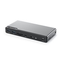 Alogic 14-in-1 USB-C PD DV4 Quad Display Docking Station Space Gr