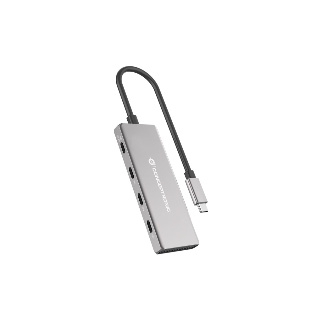 Conceptronic HUBBIES16G 4-Port USB 3.2 Gen-2 Hub, 10Gbps