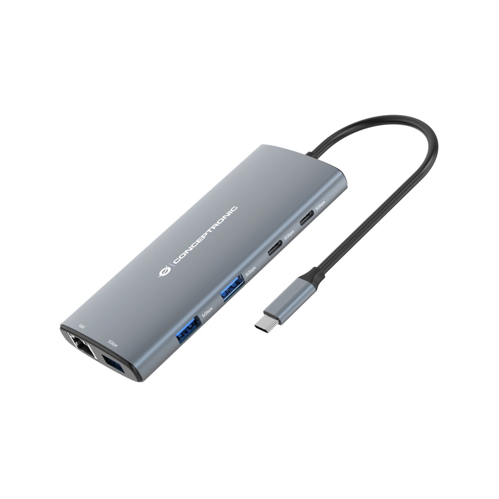 Conceptronic DONN06G 9-in-1 Docking Station