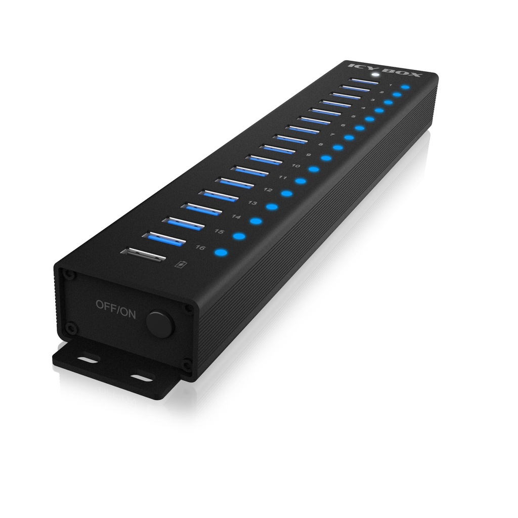ICY BOX IB-HUB1717-U3 16+1 port USB Hub