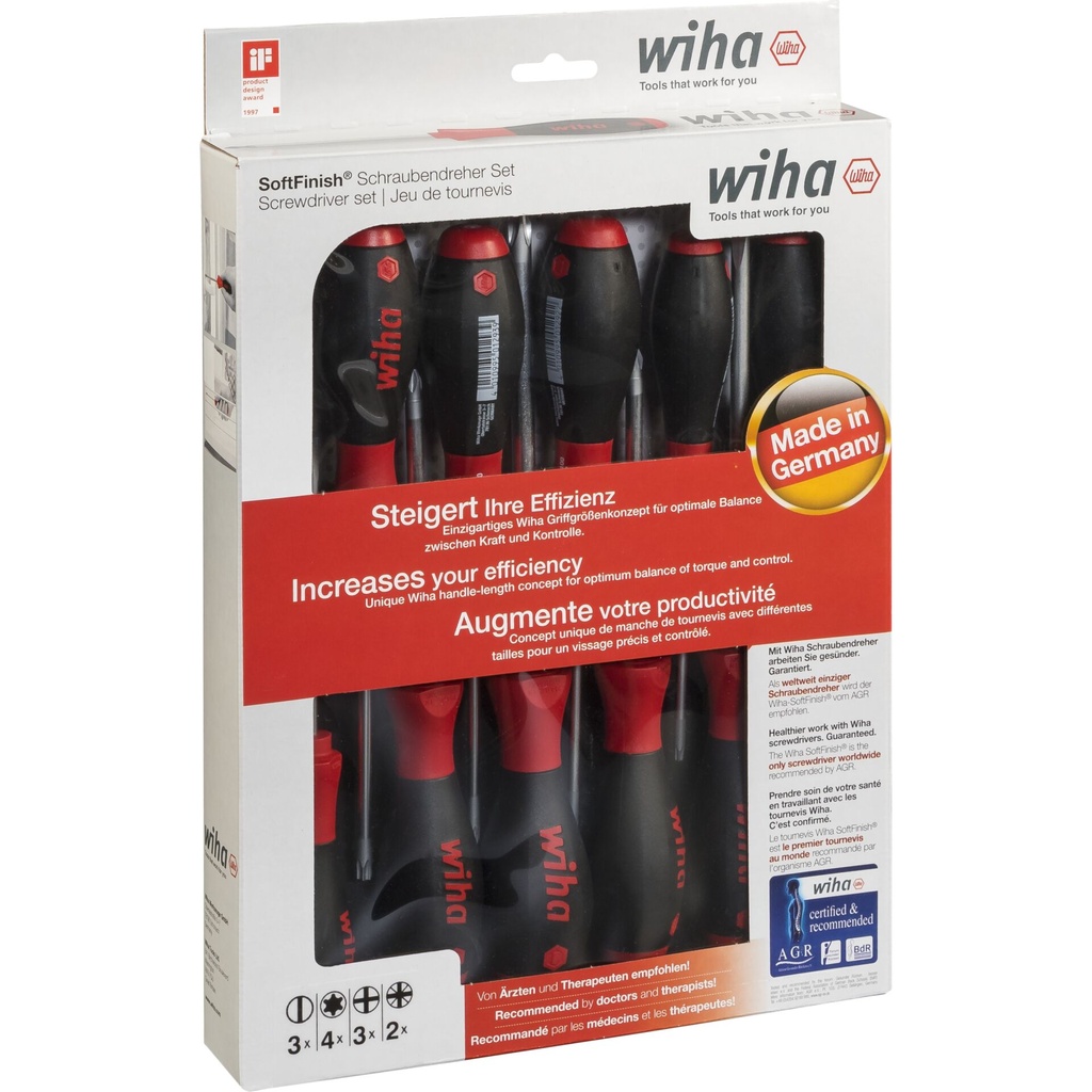 Wiha Screwdriver Set SoftFinish