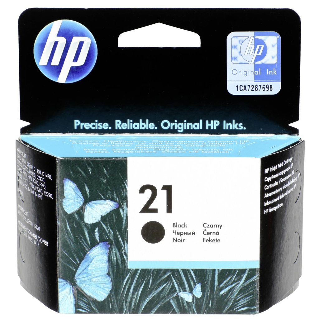 HP C 9351 AE ink cartridge black No. 21