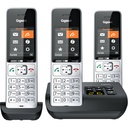 Gigaset COMFORT 500A trio silver-black