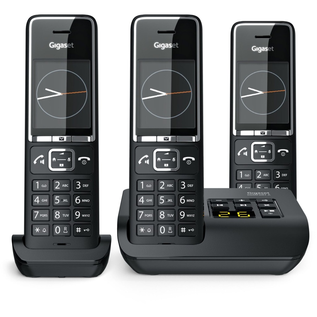 Gigaset COMFORT 550A trio black/chrome