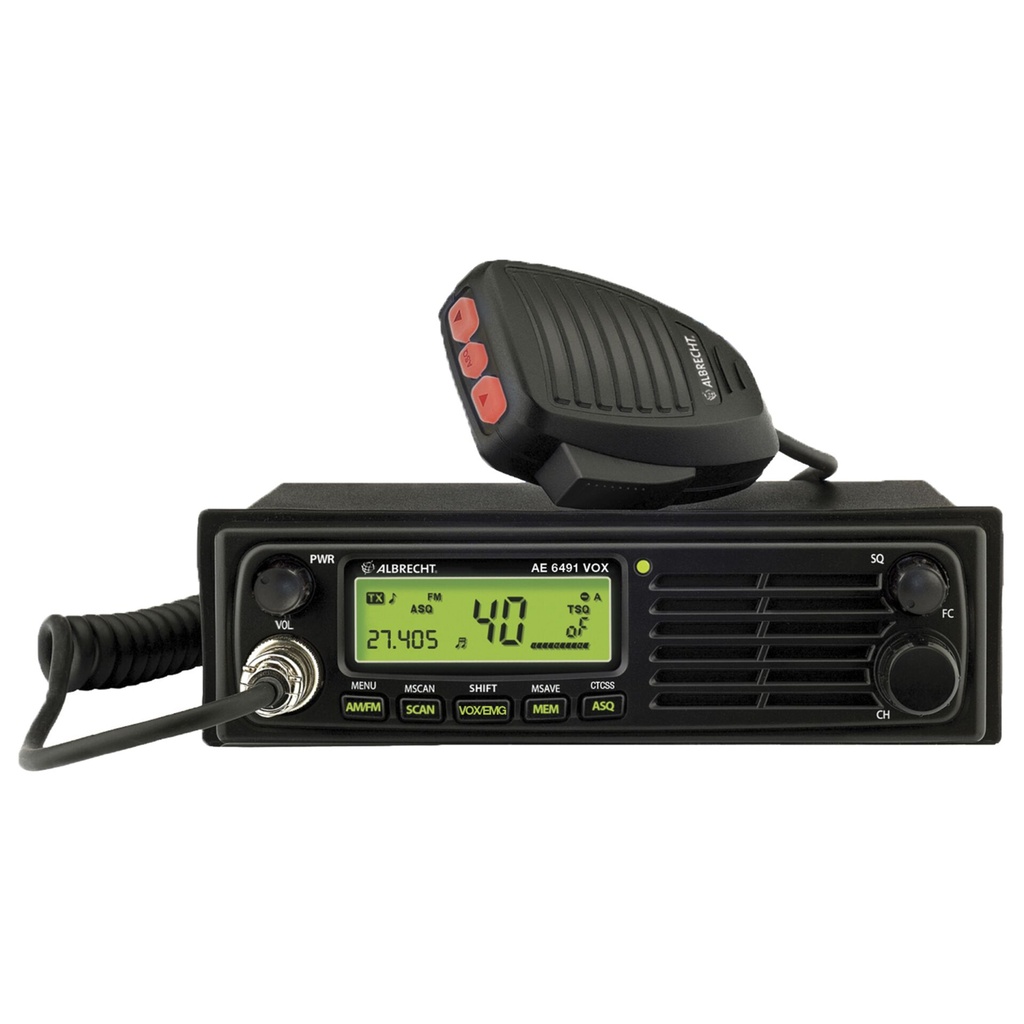 Albrecht AE 6491 CT with VOX Hands Free (CB-radio)