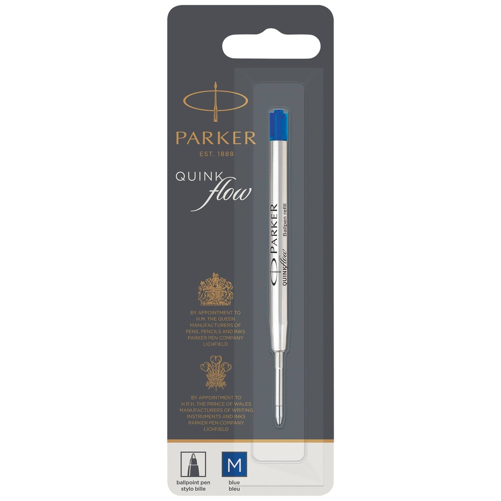 Parker Quinkflow Refill M blue Ballpoint Pen (Blister)