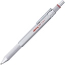 rotring 600 Multipen 3in1 silver Fine-lead Pen, Ball Pen blue/red