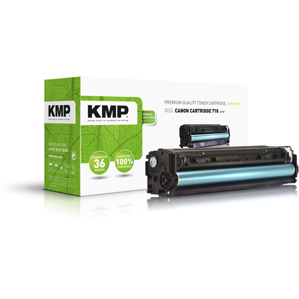 KMP C-T19 Toner black compatible with Canon 718 BK
