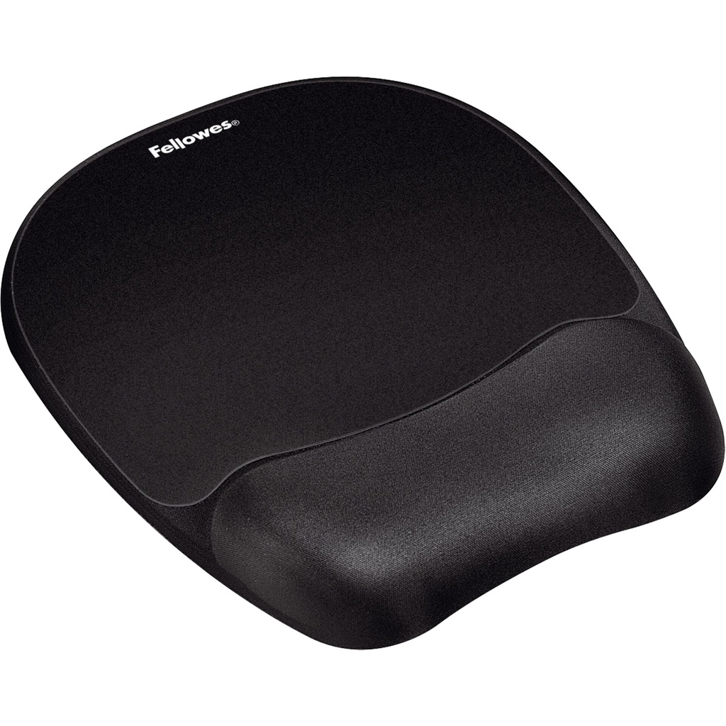 Fellowes Memory Foam Wrist Support with Mousepad  bl