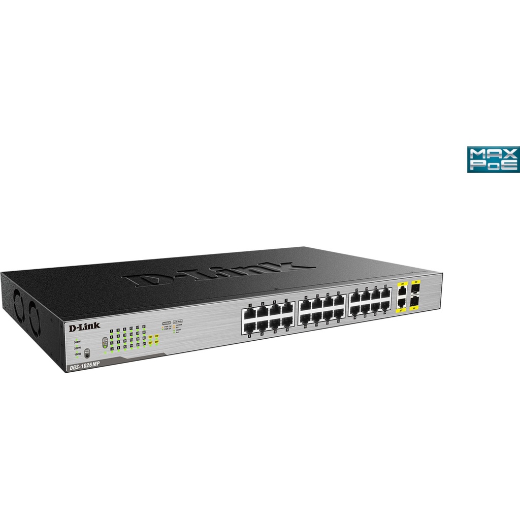 D-Link DGS-1026MP 26-Port Layer2 PoE+  Gb Switch