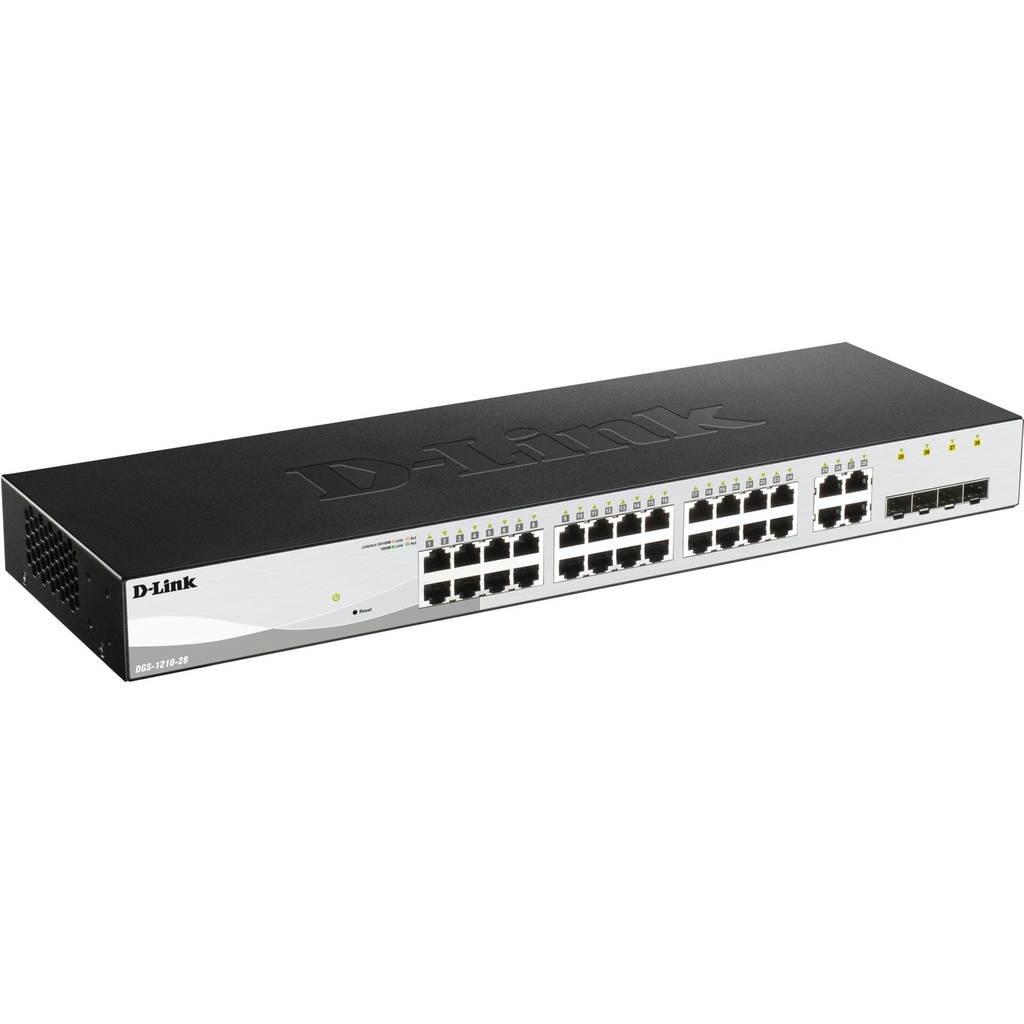 D-Link DGS-1210-28/E 28-Port L2 Smart Managed Gigabit Switch