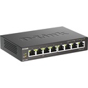 D-Link DGS-1008P/E 8-Port Layer2 PoE+ Gigabit Switch