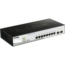 D-Link DGS-1210-10P/E 10-Port Layer2 PoE Smart Managed Gb Sw