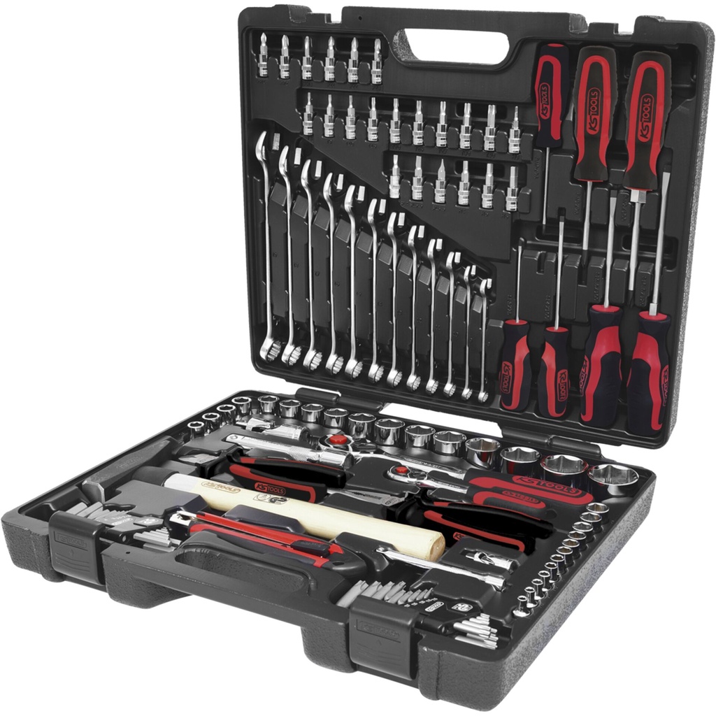 KS Tools 1/4 +1/2  CHROMEplus Universal Tool Kit Set  97 pcs
