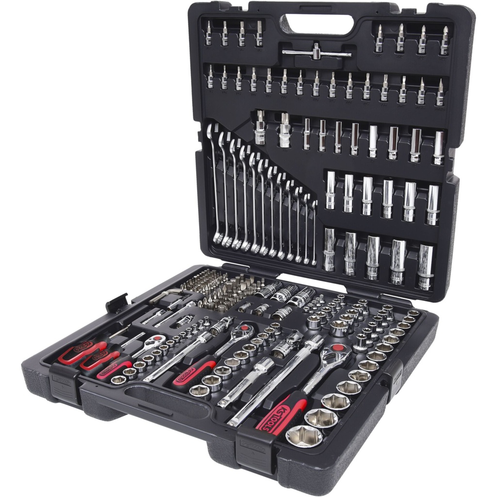 KS Tools 1/4 +3/8 +1/2   216 pcs CHROMEplus Socket Set