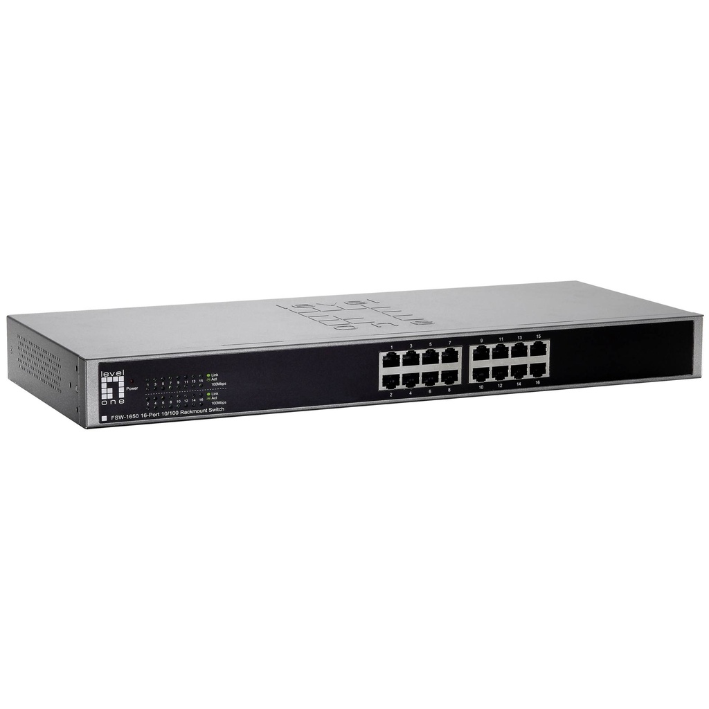 Level One FSW-1650 19  16 Port 10/100Mbps Switch