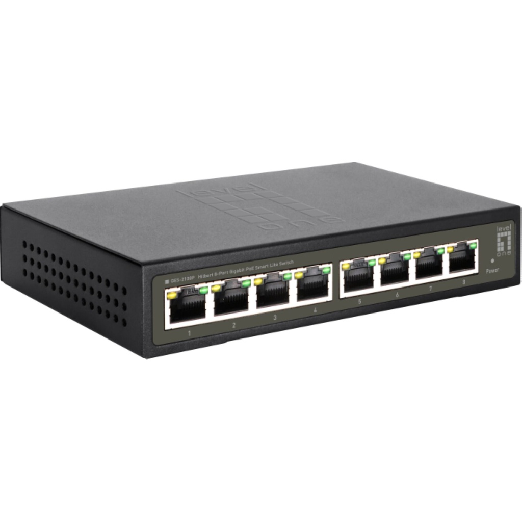 Level One GES-2108P 8-Port Gigabit PoE Switch