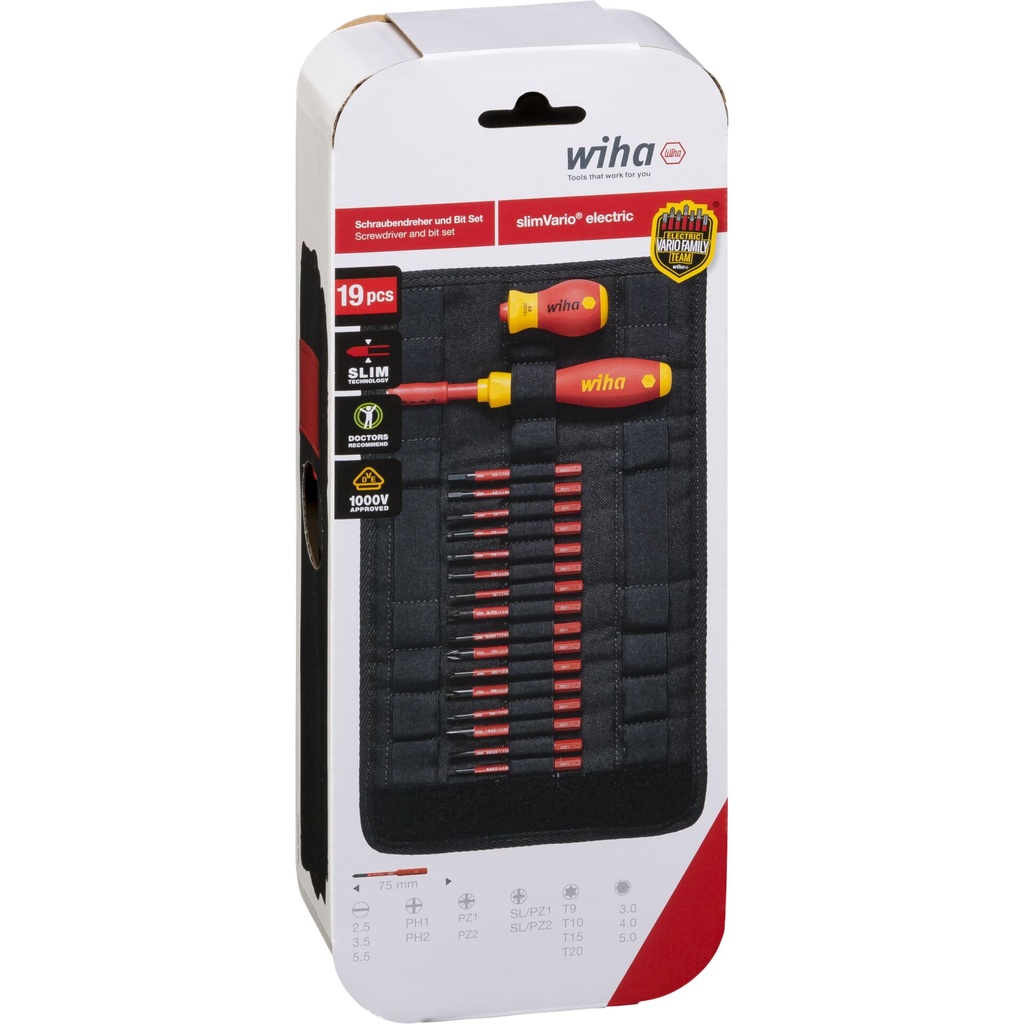 Wiha 2831T18 slimVario Starter Set