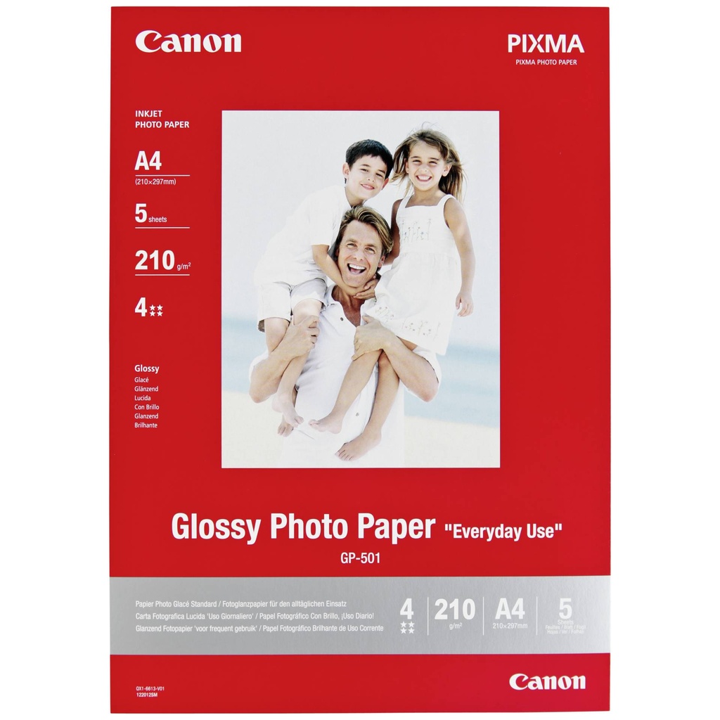 Canon GP-501 A 4, glossy 210 g, 5 sheets