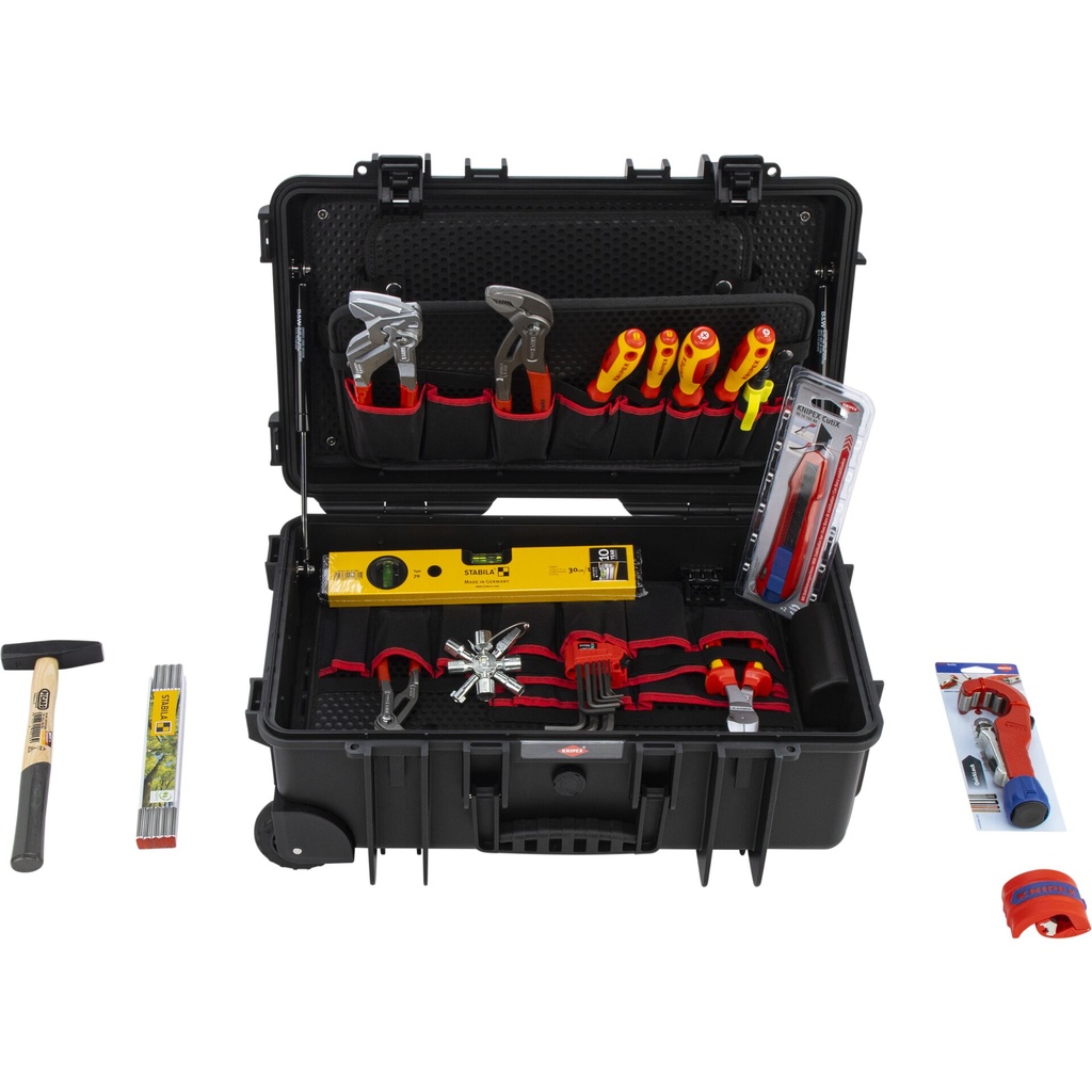 KNIPEX Werkzeugkoffer Robust26 Move Sanitaer