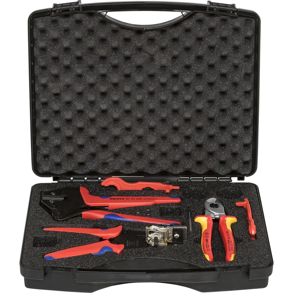 KNIPEX Werkzeugkoffer für Photovoltaik MC4
