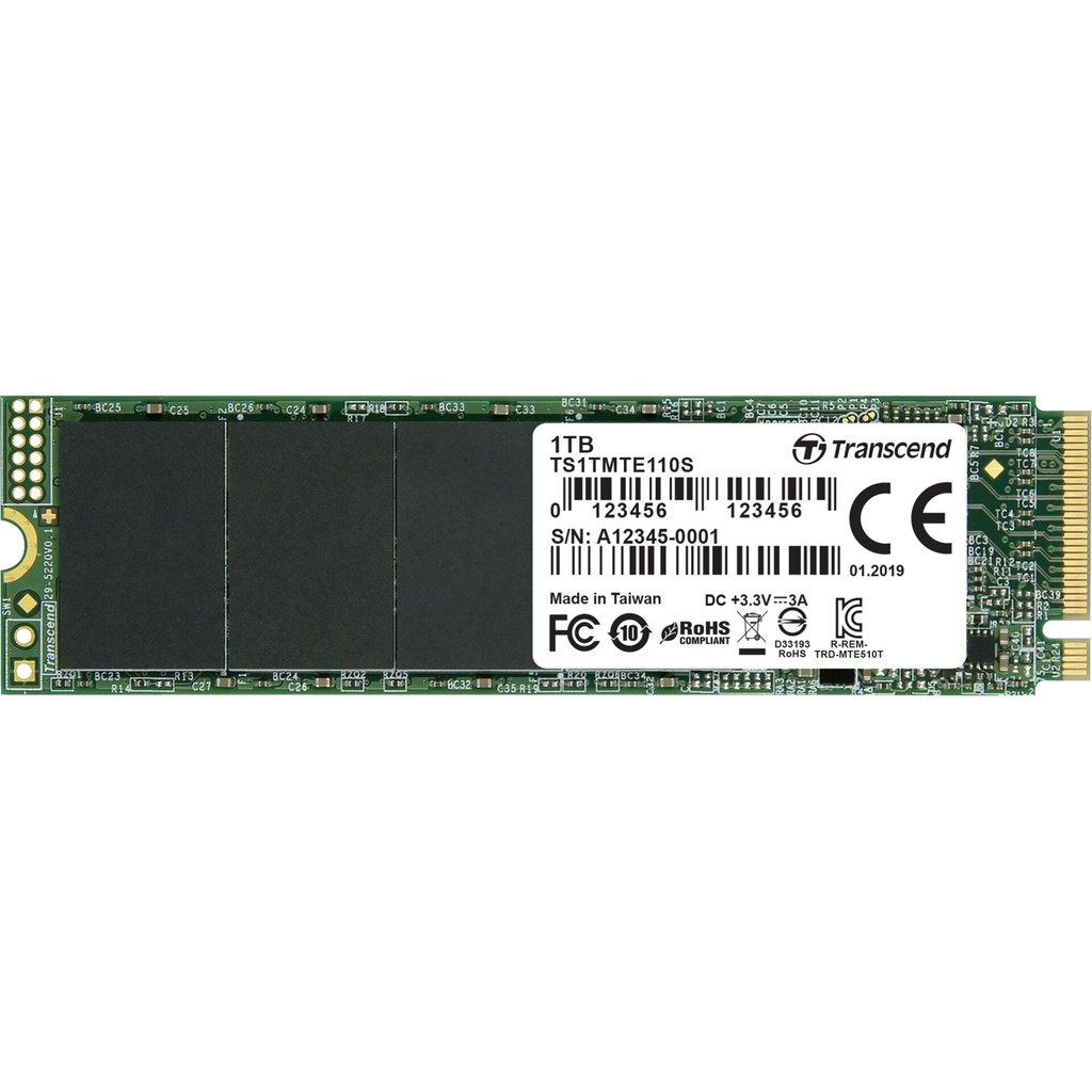 Transcend SSD MTE110S        1TB NVMe PCIe Gen3 x4