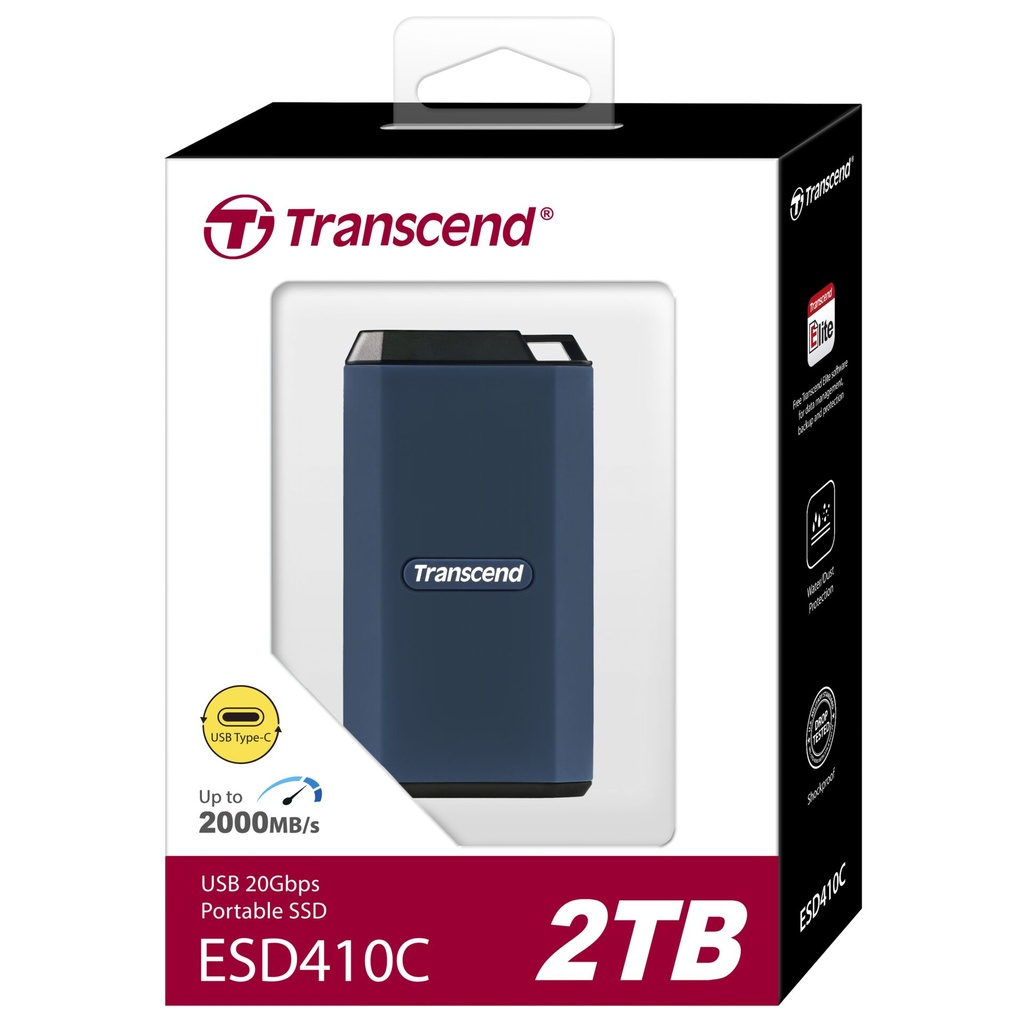 Transcend SSD ESD410C        2TB USB-C USB 3.2 Gen 2x2