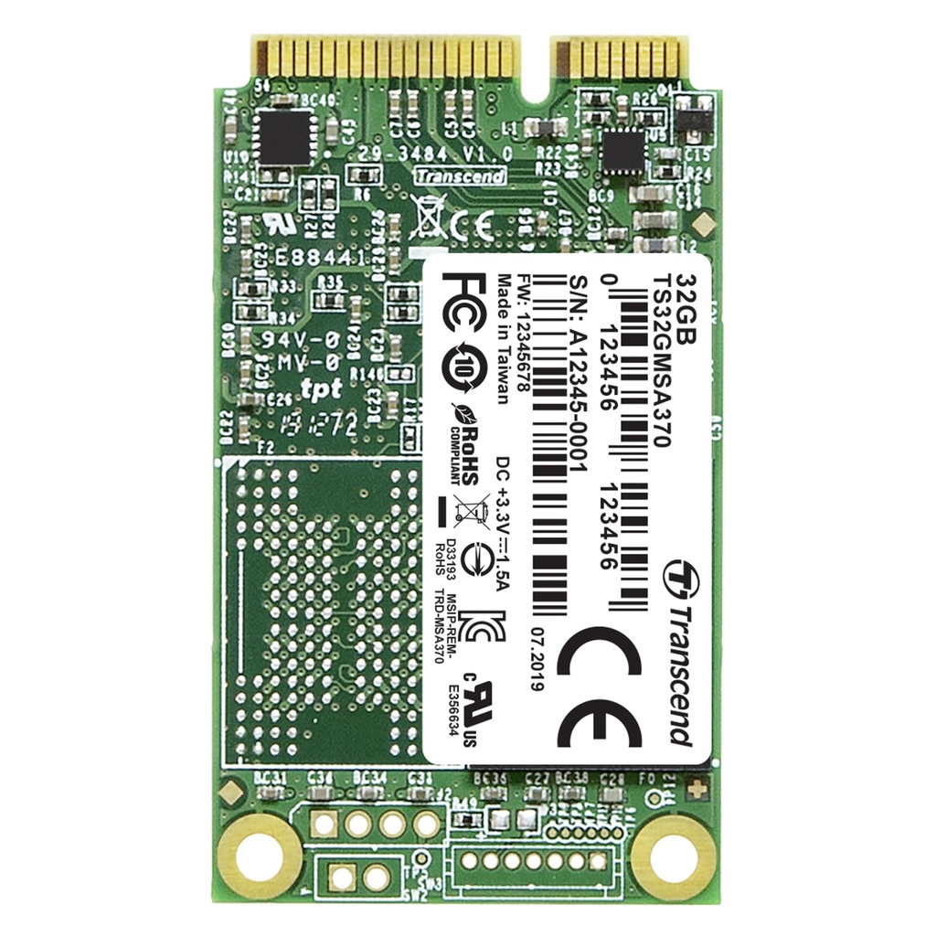 Transcend SSD MSA370        32GB mSATA SATA III