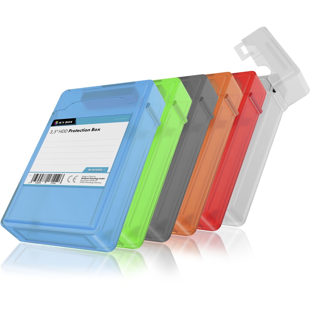 ICY BOX IB-AC602b-6 6 pcs. Set Enclosure for 3,5  Hard Drive
