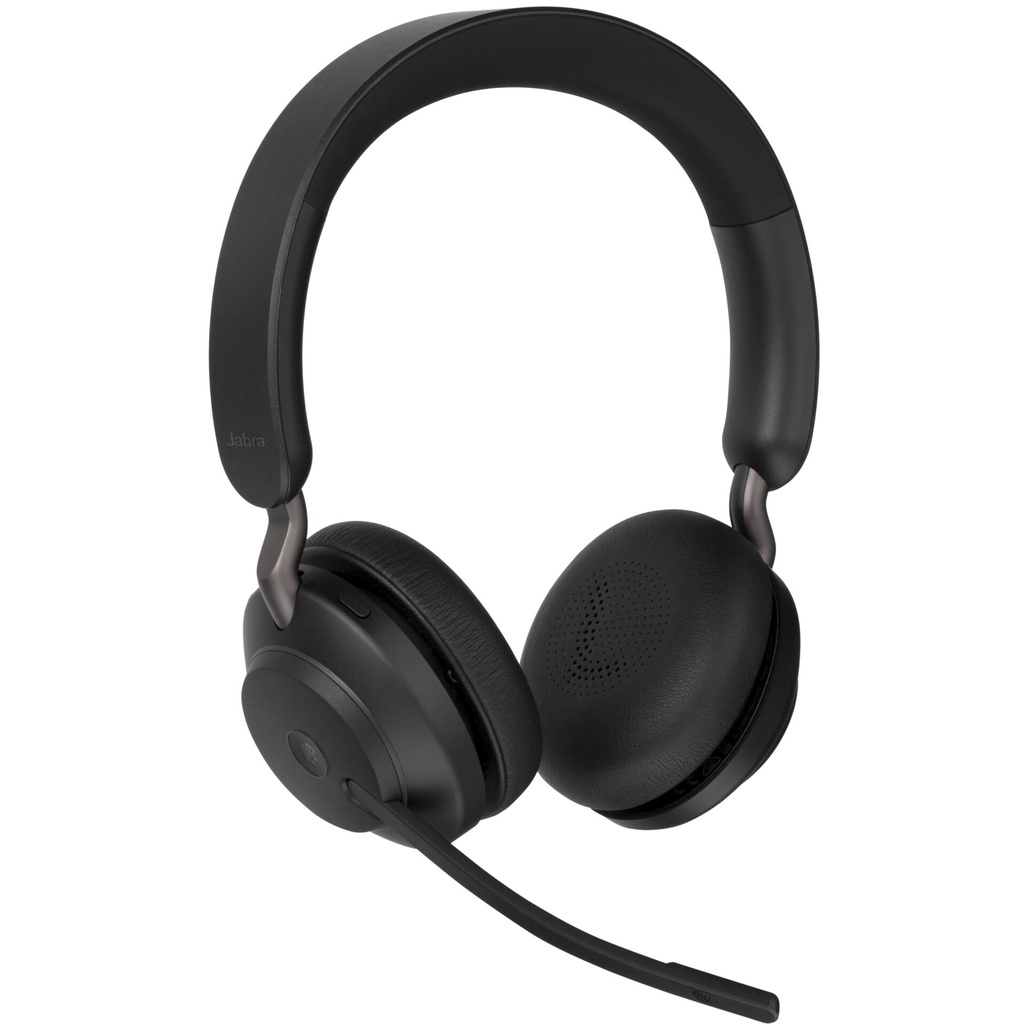 Jabra Evolve2 65 MS Stereo Headset black BT USB-A