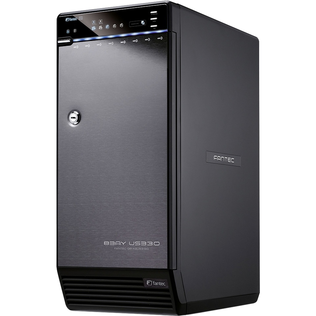 FANTEC QB-X8US3-6G 8x 3,5  Gehäuse