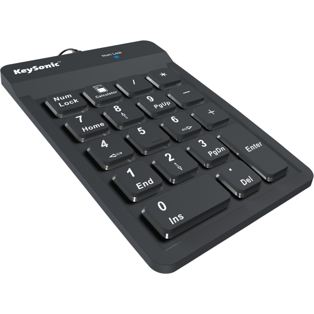 KeySonic ACK 118 BK Numeric Keypad USB