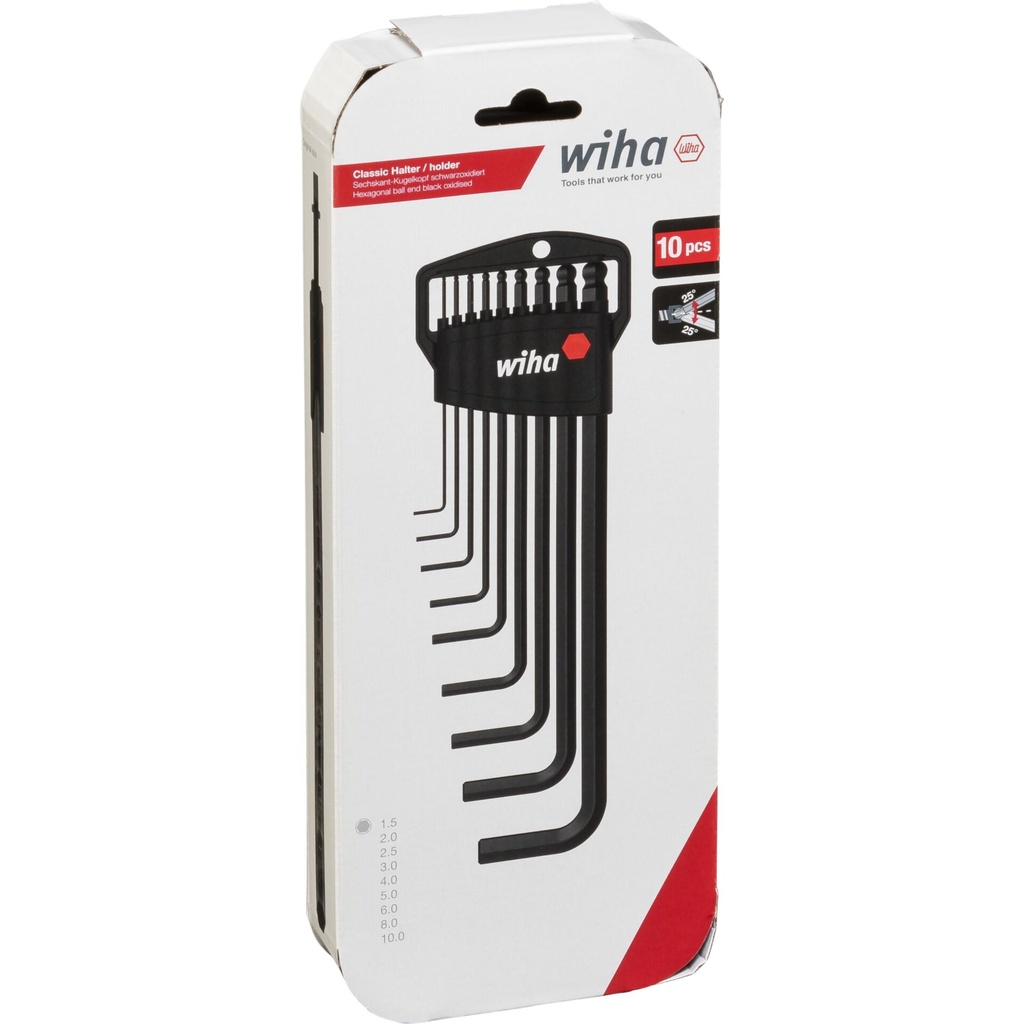 Wiha Pin Spanner Set with Classic Holder