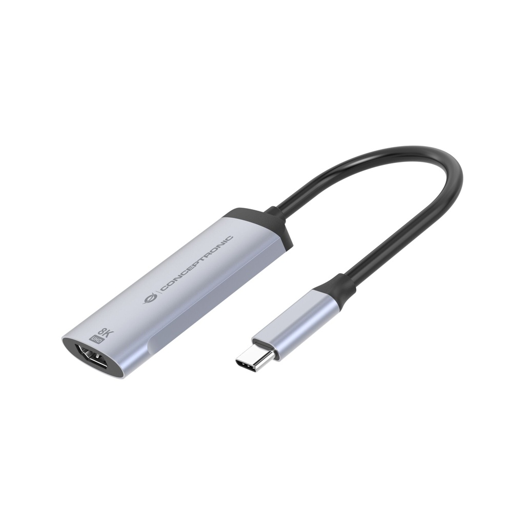 Conceptronic ABBY23G USB-C to HDMI 2.1 Adapter, 8K60Hz