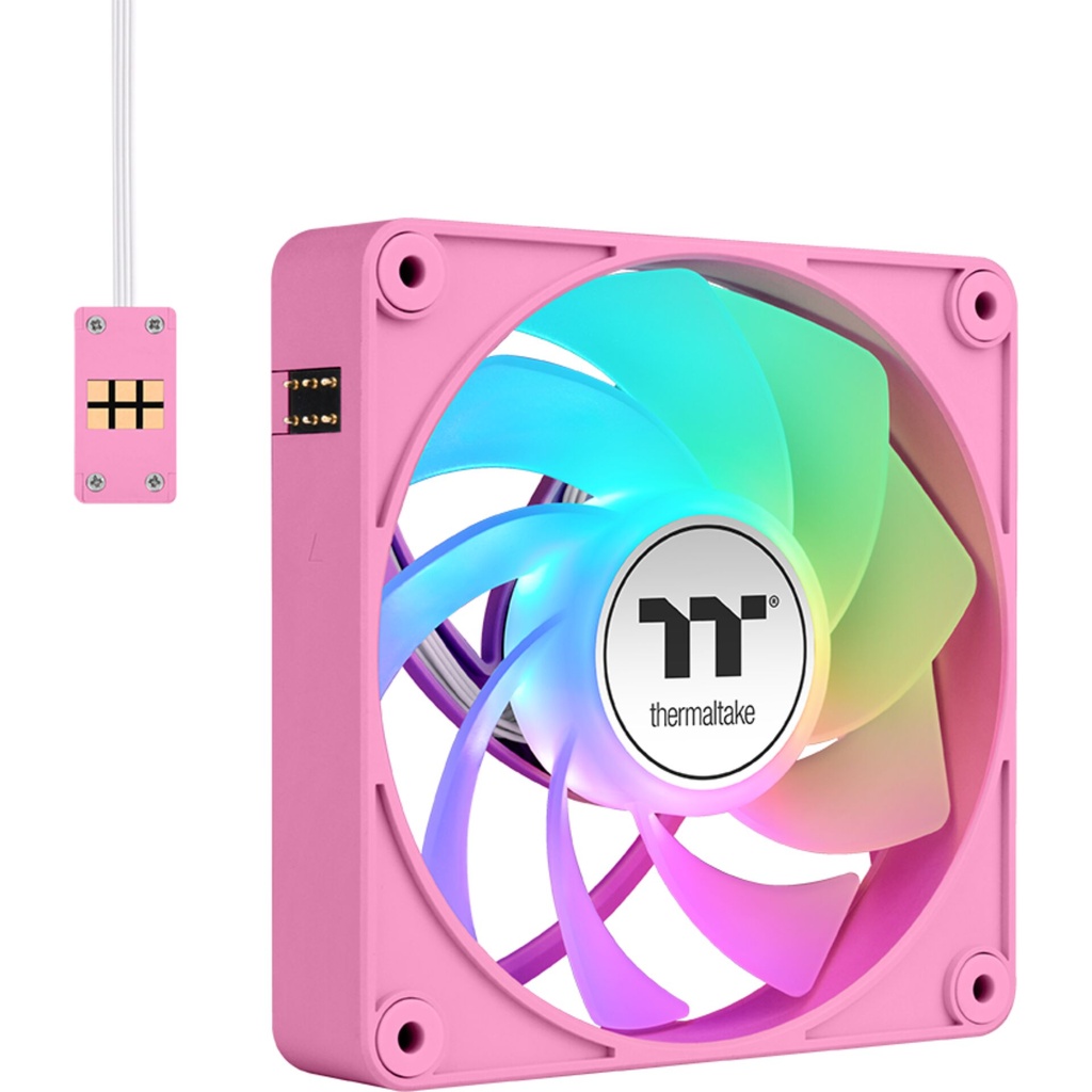 Thermaltake CT140 EX Reverse Fan Pink 3 Pack ARGB Sync
