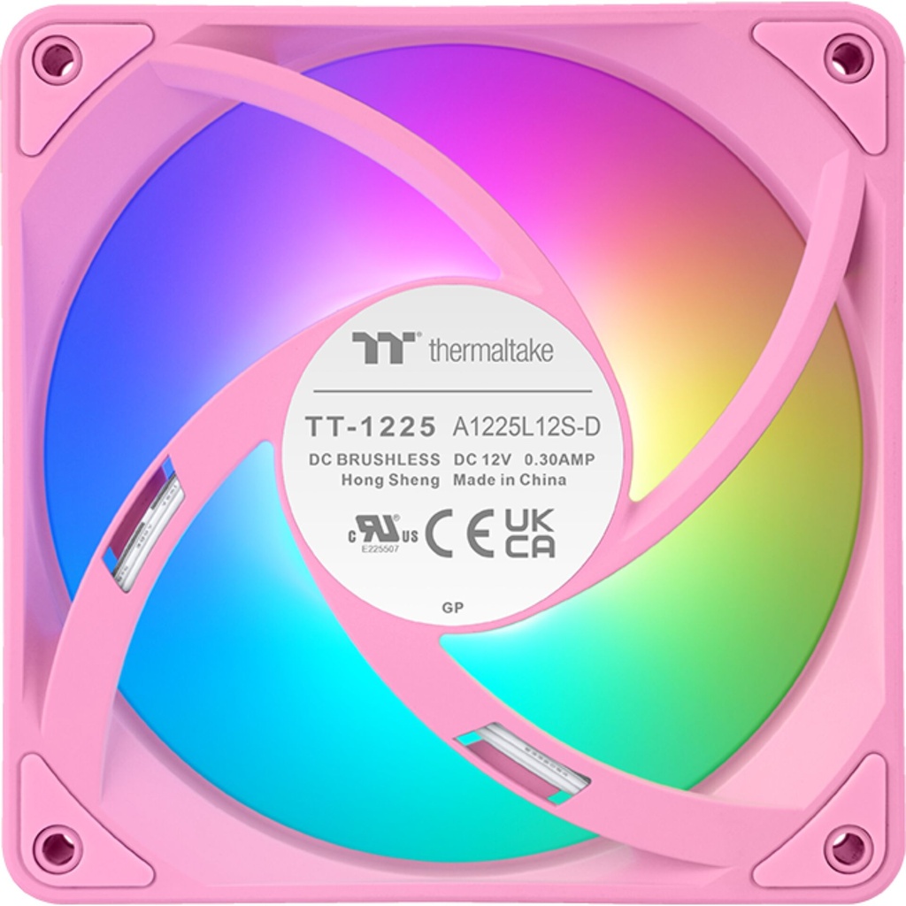 Thermaltake CT120 EX ARGB Sync PC Cooling Fan Bubble Pink 3Pack