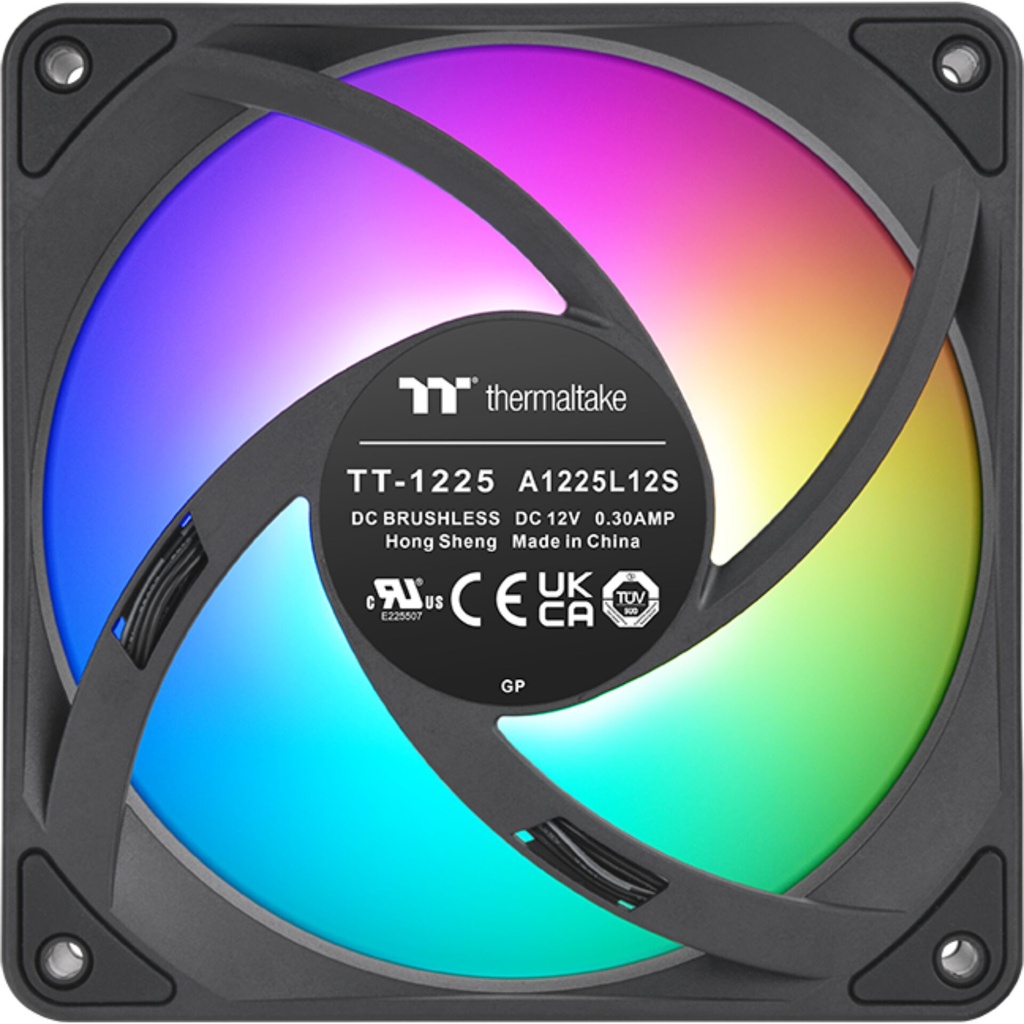 Thermaltake CT120 EX Reverse Fan Black 3 Pack ARGB Sync