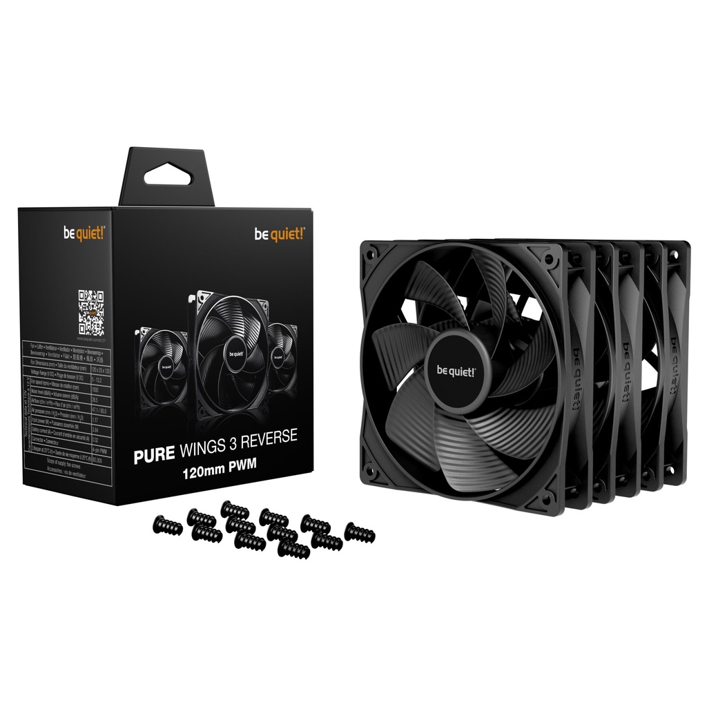 be quiet! Pure Wings 3 120mm PWM Reverse 3-Pack