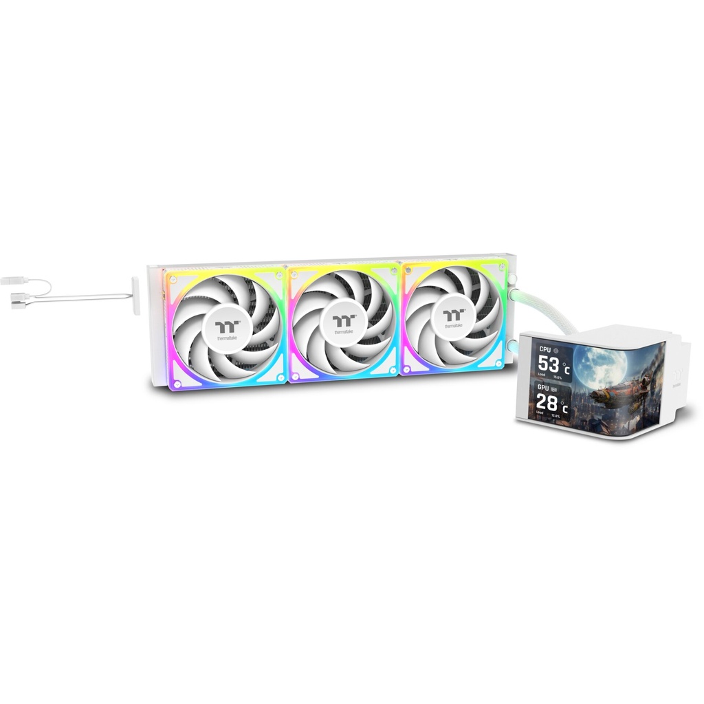 Thermaltake MAGCurve 360 Ultra Snow AIO ARGB Fan