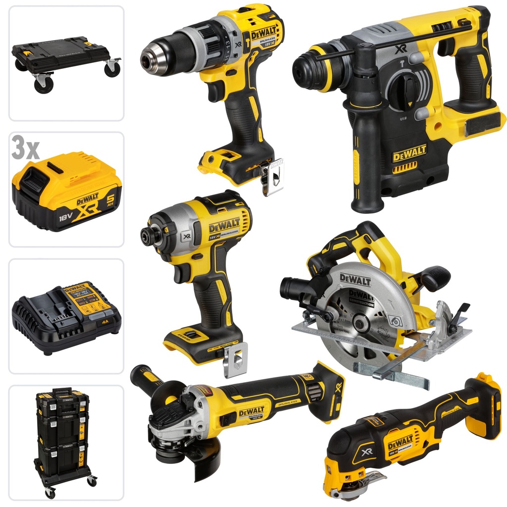 DeWalt DCK685P3T-QW Cordless Tool Kit