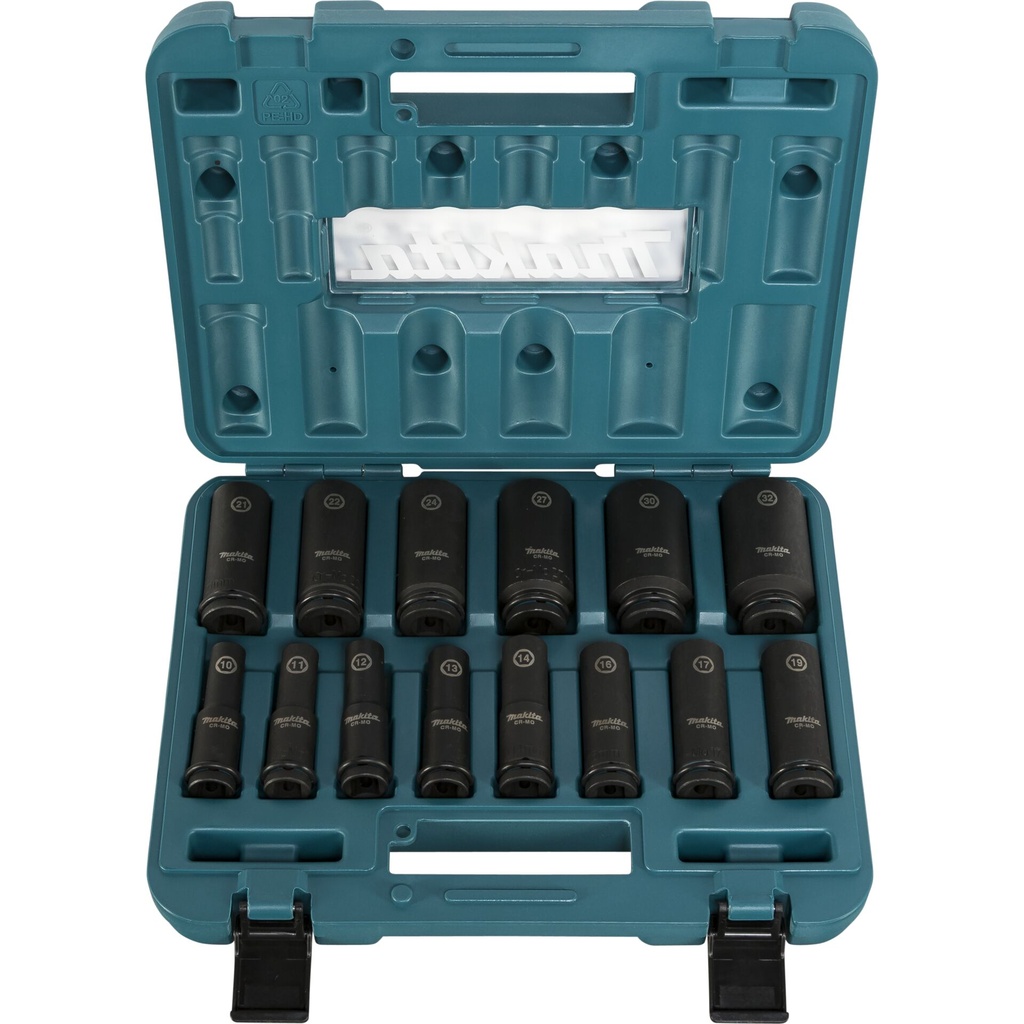 Makita Schlagn-Set 14tlg. 1/2 Im.Blk