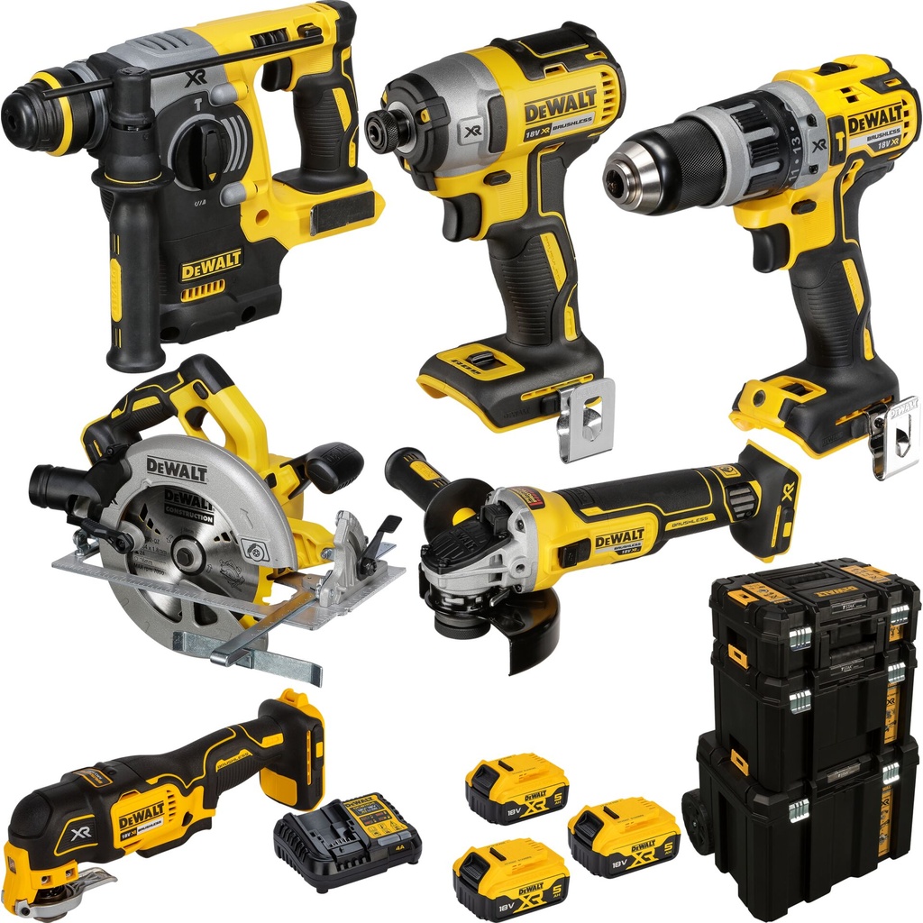 DeWalt DCK755P3T-QW Cordless Tool Kit