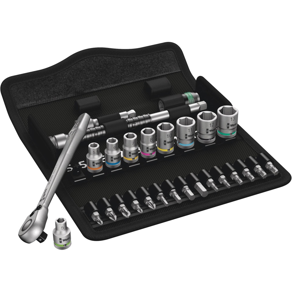 WERA 8100 SA 8 Zyklop Metal Ratchet Set