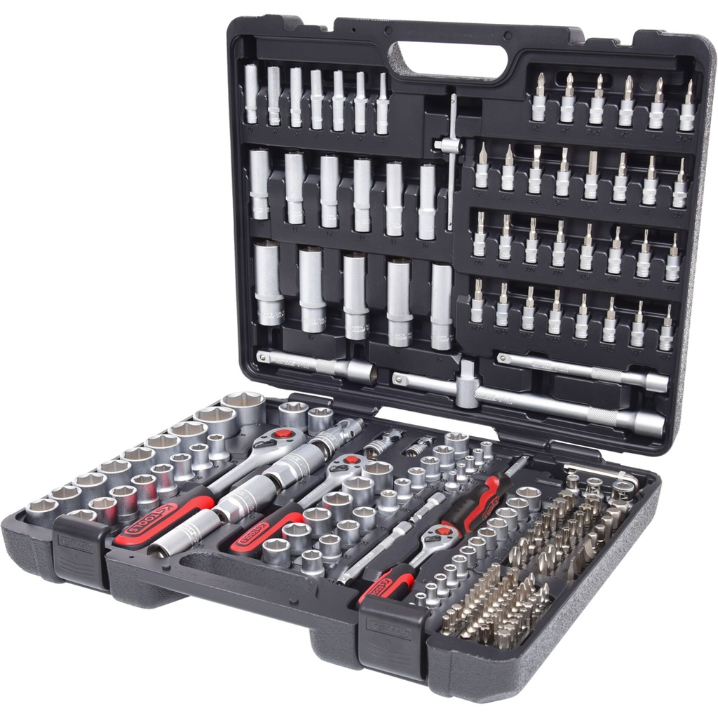 KS Tools 1/4 +3/8 +1/2  Socket Wrench-Set 195-pieces 917.0795