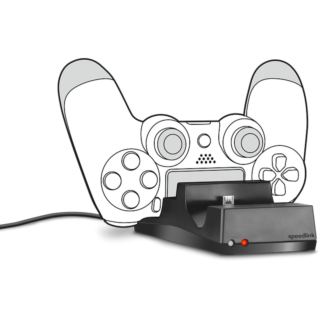 Speedlink JAZZ USB Charger for PS4 black