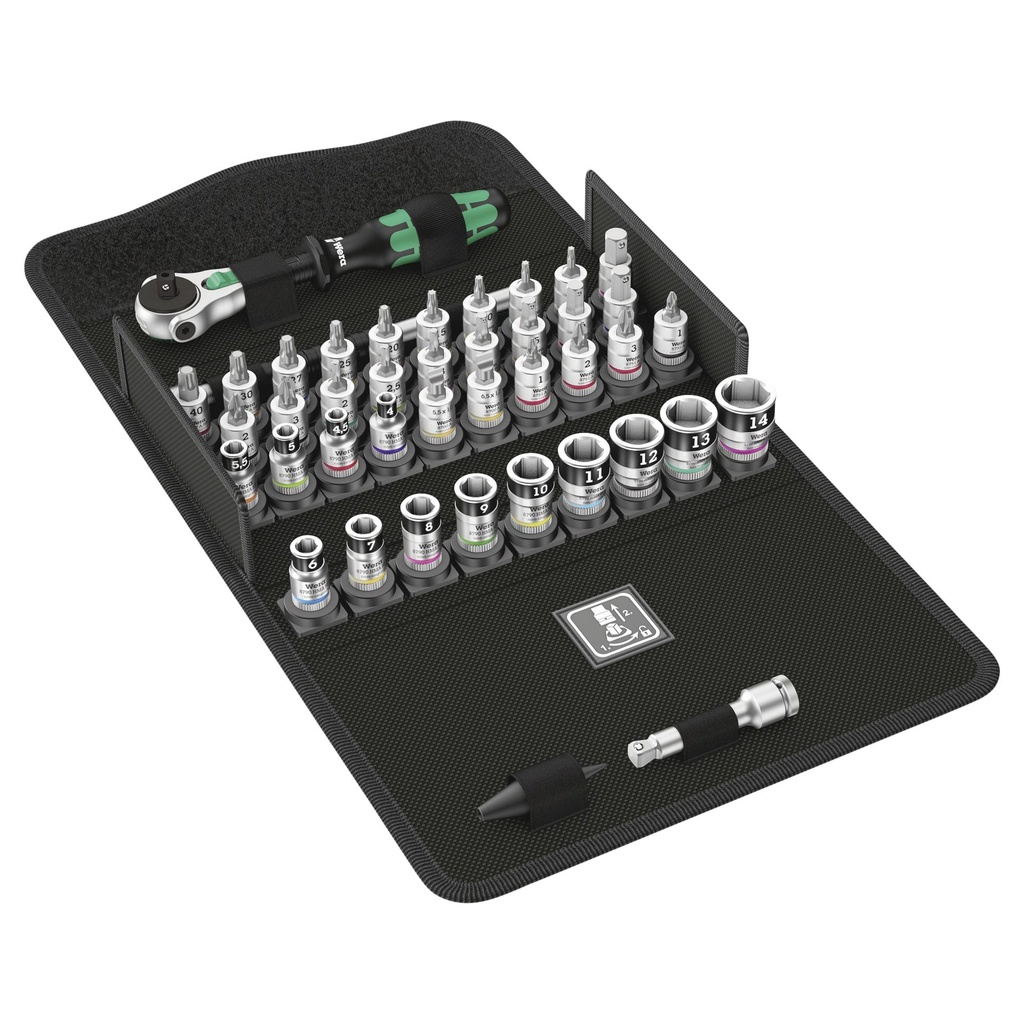 WERA 8100 SA All-in Set 1/4