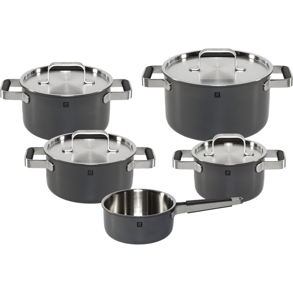 Zwilling Pure Cookware Set 5-pieces 18/10 Grey